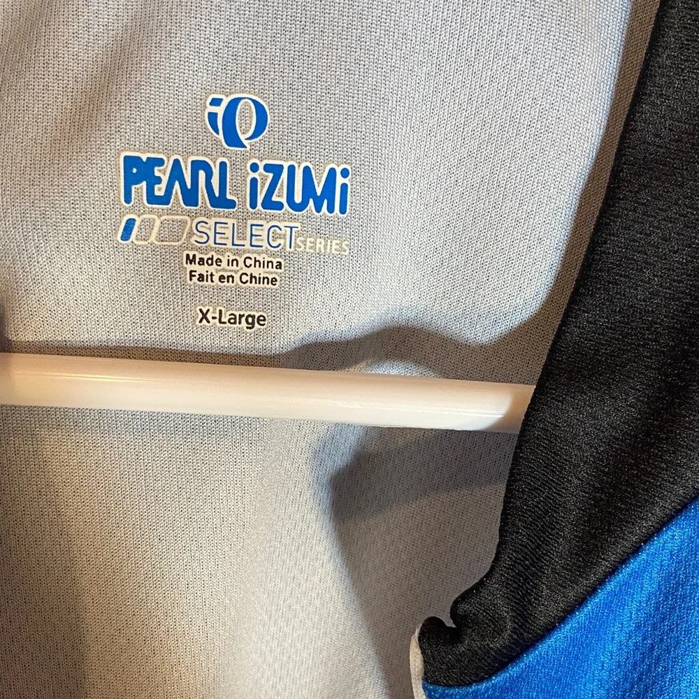 Pearl Izumi Blue, White, Red and Black Cycling Jersey, "2012/2013" - Picture 3 of 11